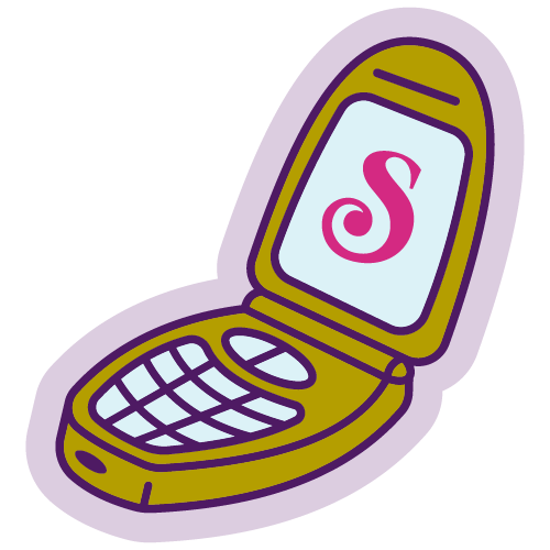 Retro flip phone